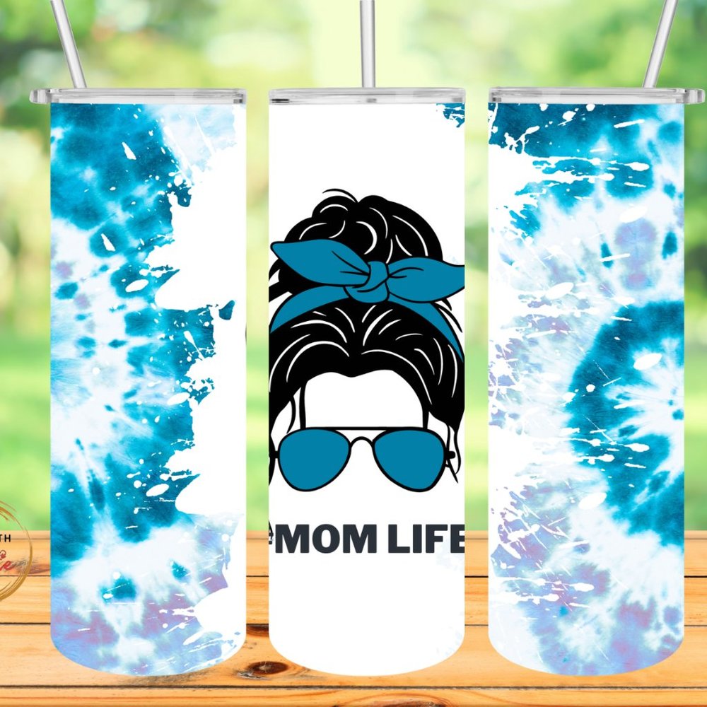 20oz #Mom Life Hot/Cold Tumbler
